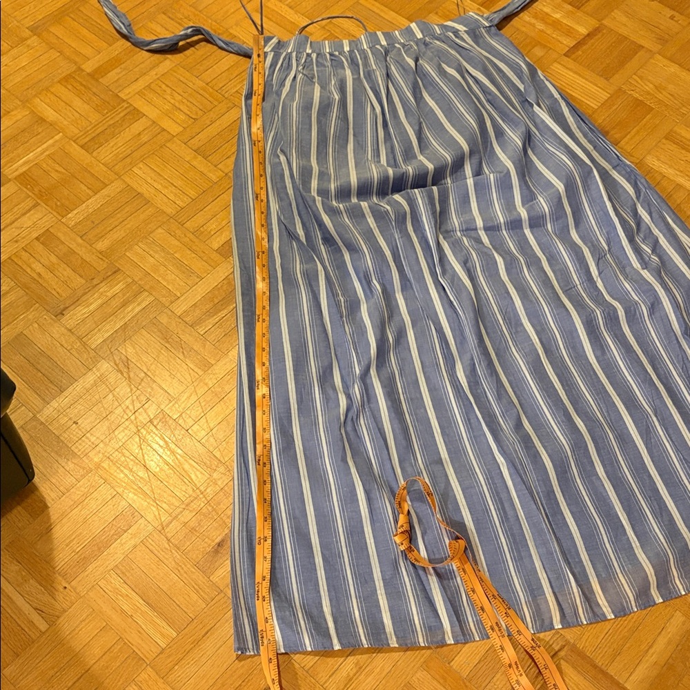 J.Crew Blue and White Striped Women's dress - Picture 4 of 9